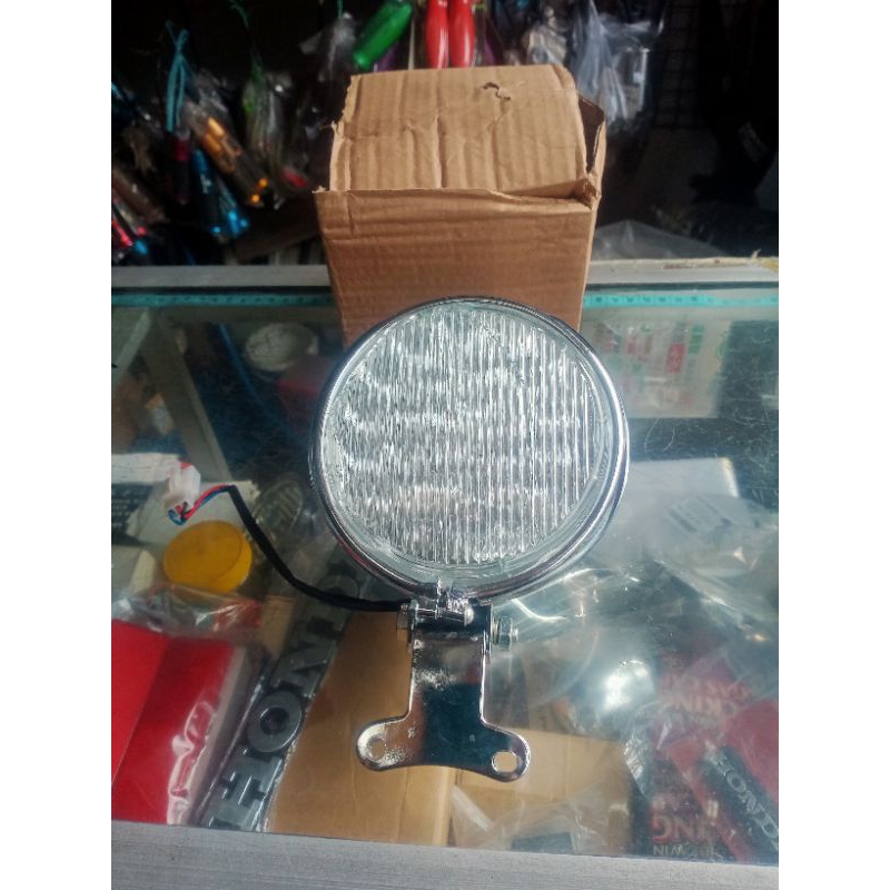 Jual LAMPU DEPAN DAYMAKER HONDA C70 4 INCH LED FULL BESI IMPORT