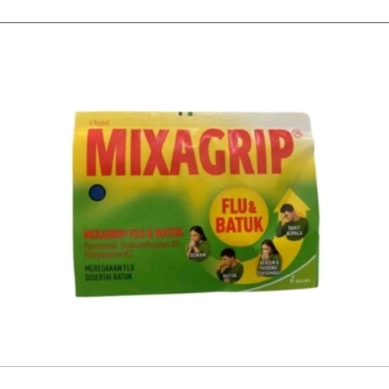 Jual MIXAGRIB FLU DAN BATUK HIJAU 4 TABLET | Shopee Indonesia