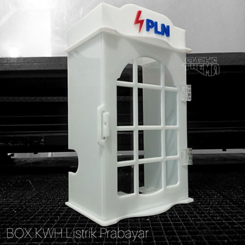 Jual Box Meteran Listrik PLN Token Prabayar Kecil Bahan Acrilik ...