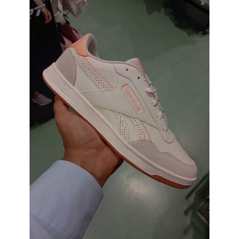 REEBOK WOMEN WHITE PINK GW5264 ROYAL COMPLATE CASUAL
