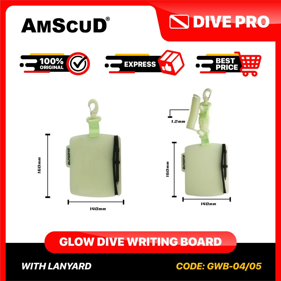 Jual AMSCUD Glow Dive Writing Board / AMSCUD Glow Dive Writing Board ...