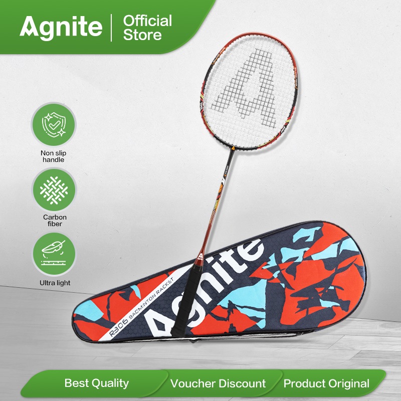 Jual Agnite Badminton Racket /Raket Badminton/ Raket Bulutangkis Free ...