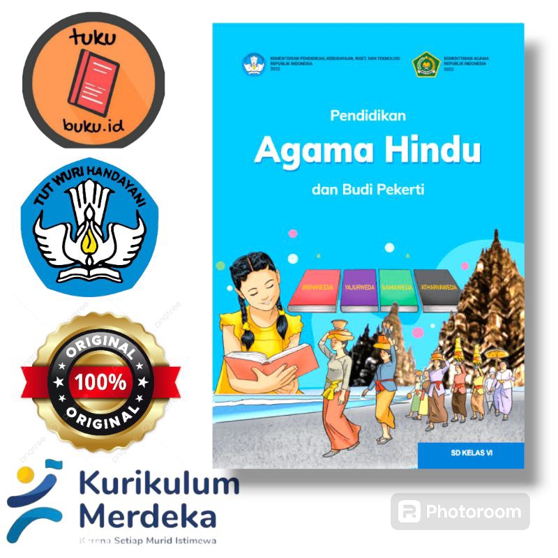 Jual BUKU PAKET PENDIDIKAN AGAMA HINDU SD KELAS 6 KURIKULUM MERDEKA ...