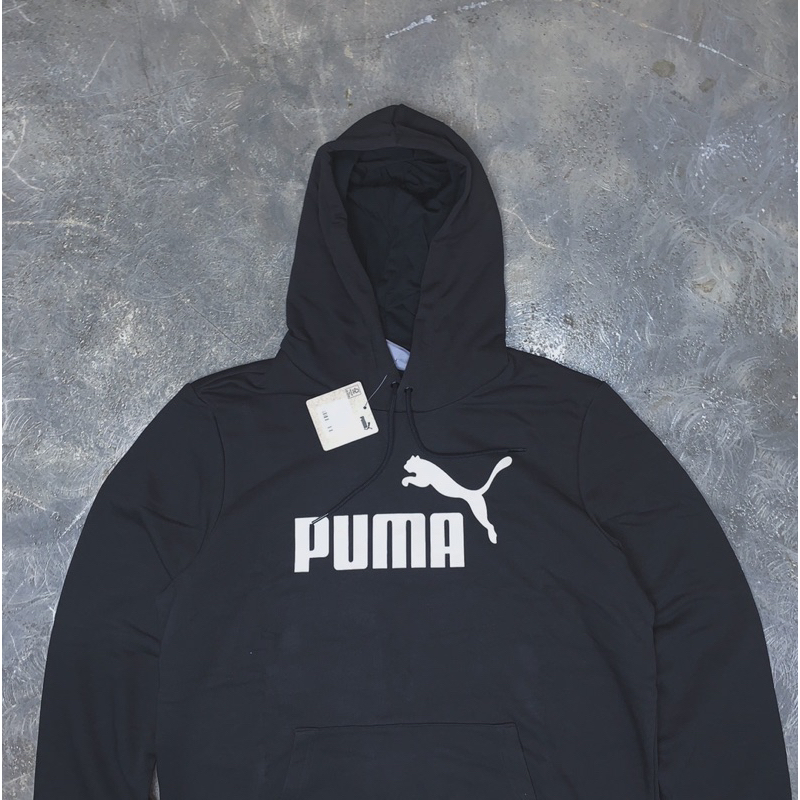 Jual PUMA HOODIE BIG LOGO BLACK Shopee Indonesia