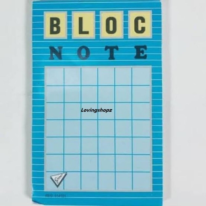 Jual Bloc Note ukuran sedang 10,5 cm X 15,5 cm | Shopee Indonesia