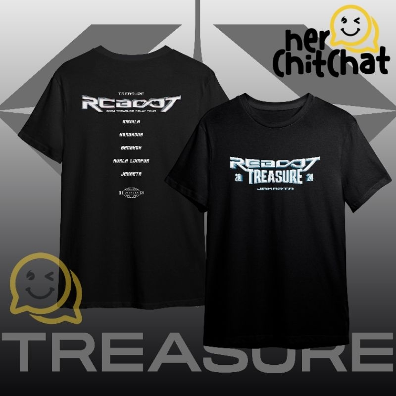Jual Kaos Reguler TREASURE REBOOT Jakarta Unofficial | Shopee