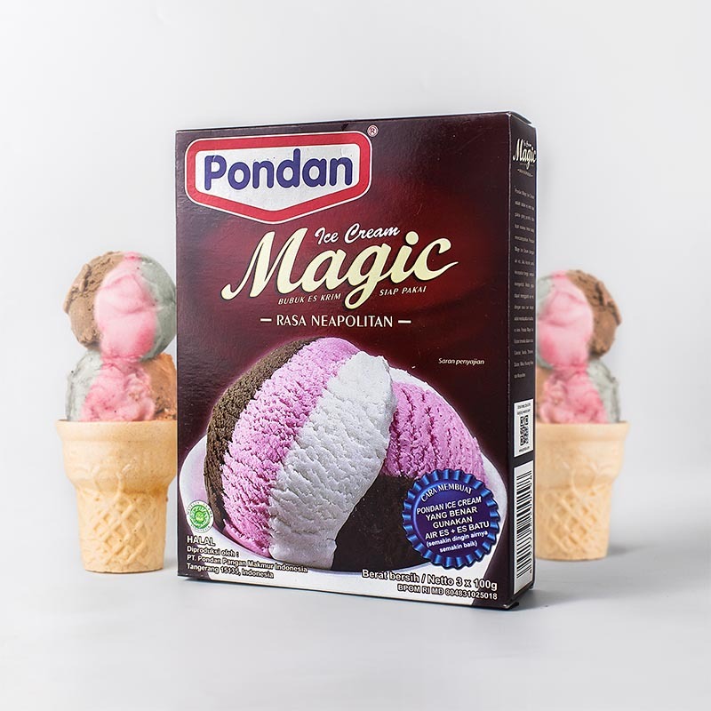 Jual Pondan Es Krim Neopolitan (3 rasa) 3 x 100 g | Shopee Indonesia