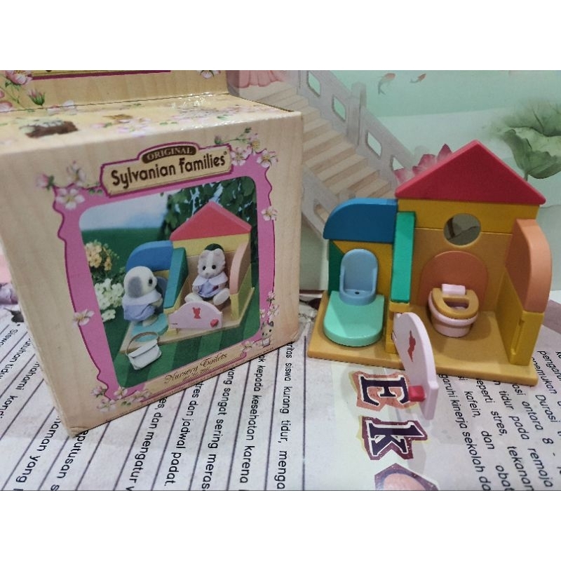 Famille Sylvanian Families Vintage – Ours Evergreen – Années 80 – Occasion
