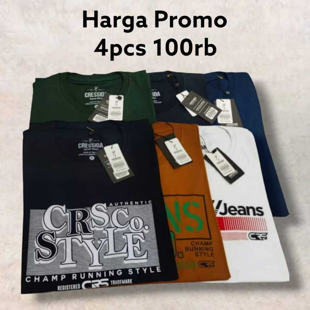 Jual Paket 4 Pcs 100ribu Kaos Pria Wanita | Kaos 100 4 | Kaos Distro ...