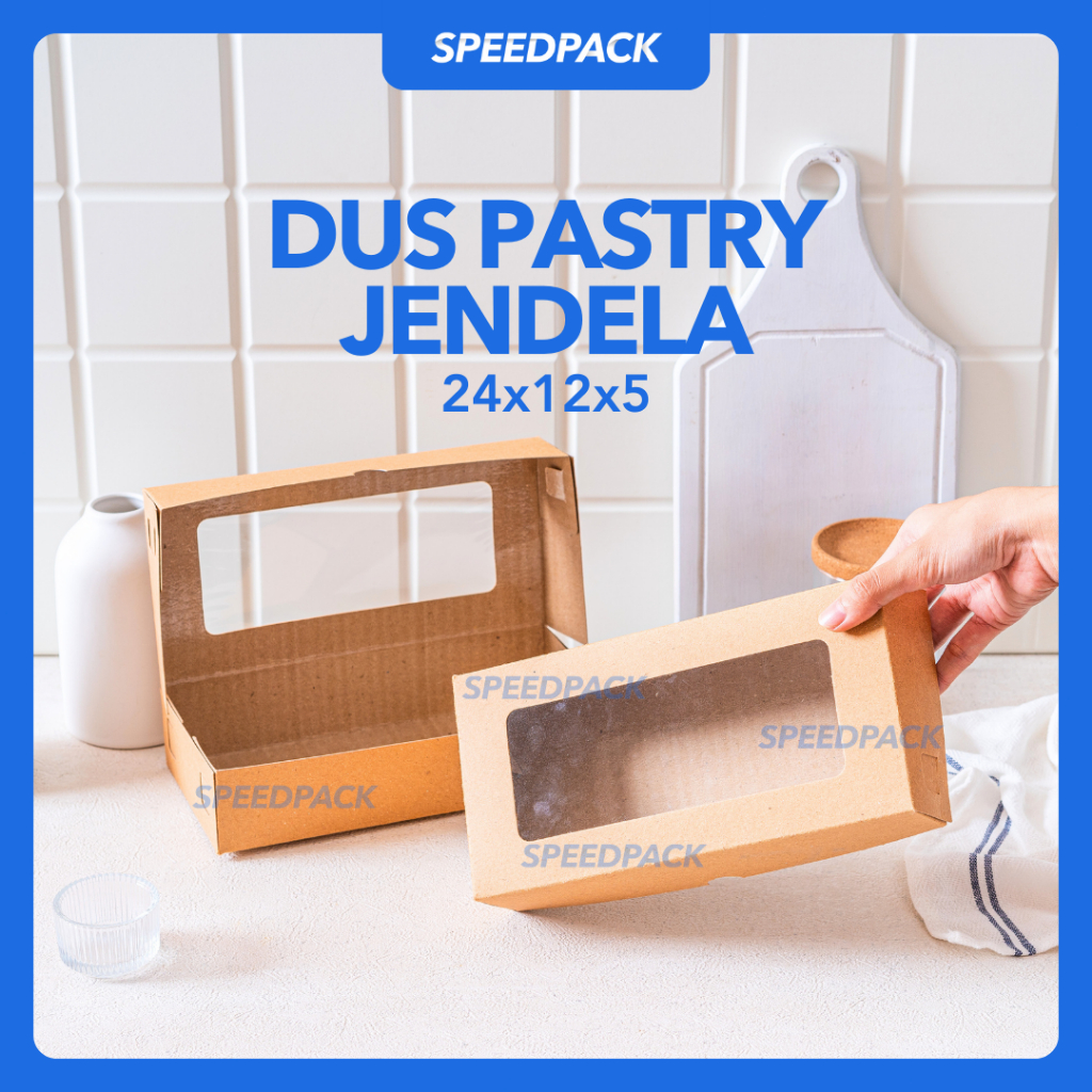 Jual Dus Kraft 24x12x5 Laminasi Box Kotak Pastry Martabak Bolen Brownis ...