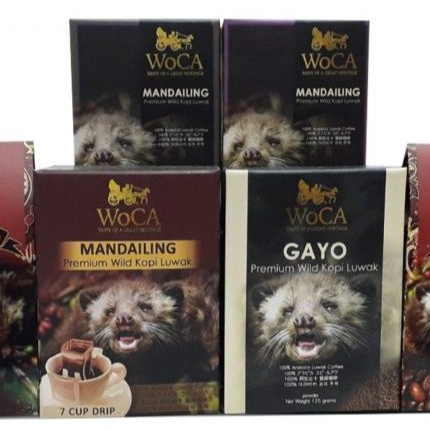 Jual [HALAL] WOCA Kopi Luwak 125gr Biji & Bubuk Gayo / Mandheling