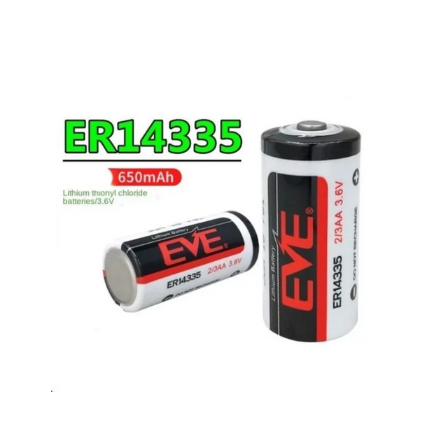 Jual Baterai ER14335 2/3 AA Litinium 3.6 V 1650mAh PLC Battery Ps29 ...