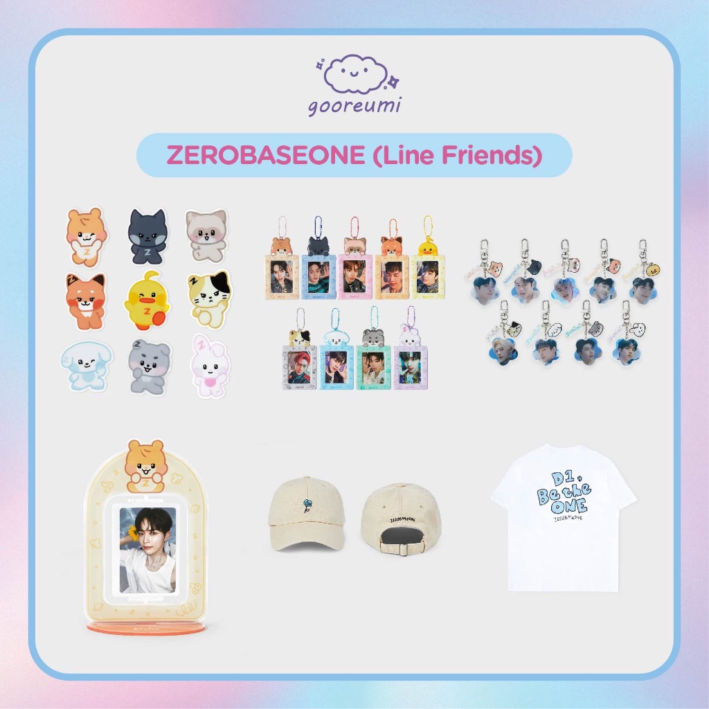Jual ZEROBASEONE Line Friends - Merch from pop up store [Official Line ...
