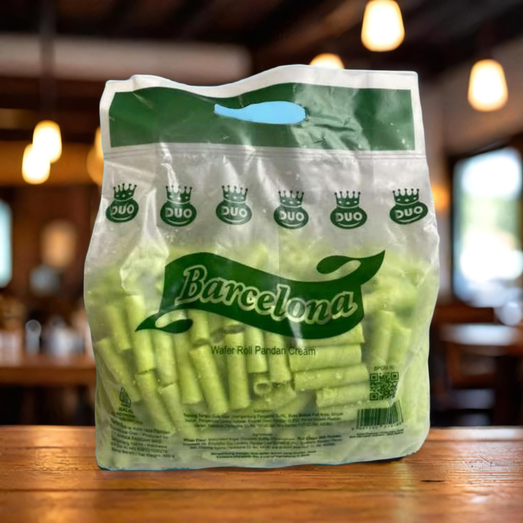 Jual Wafer Roll Barcelona dengan 3 Varian Rasa Yang Menggoda | Shopee ...