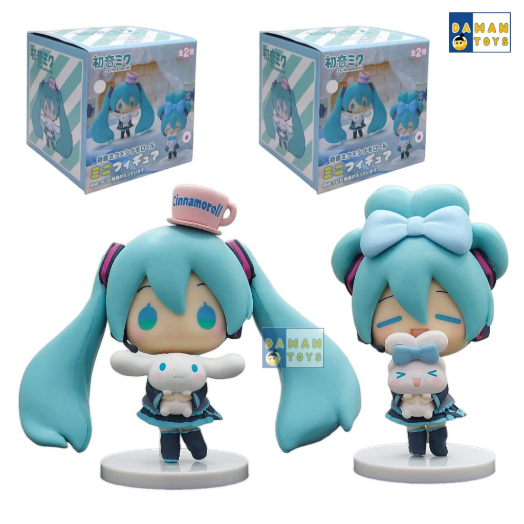 Jual Figure Hatsune Miku x Cinnamonroll Sanrio Pajangan Koleksi Closed ...