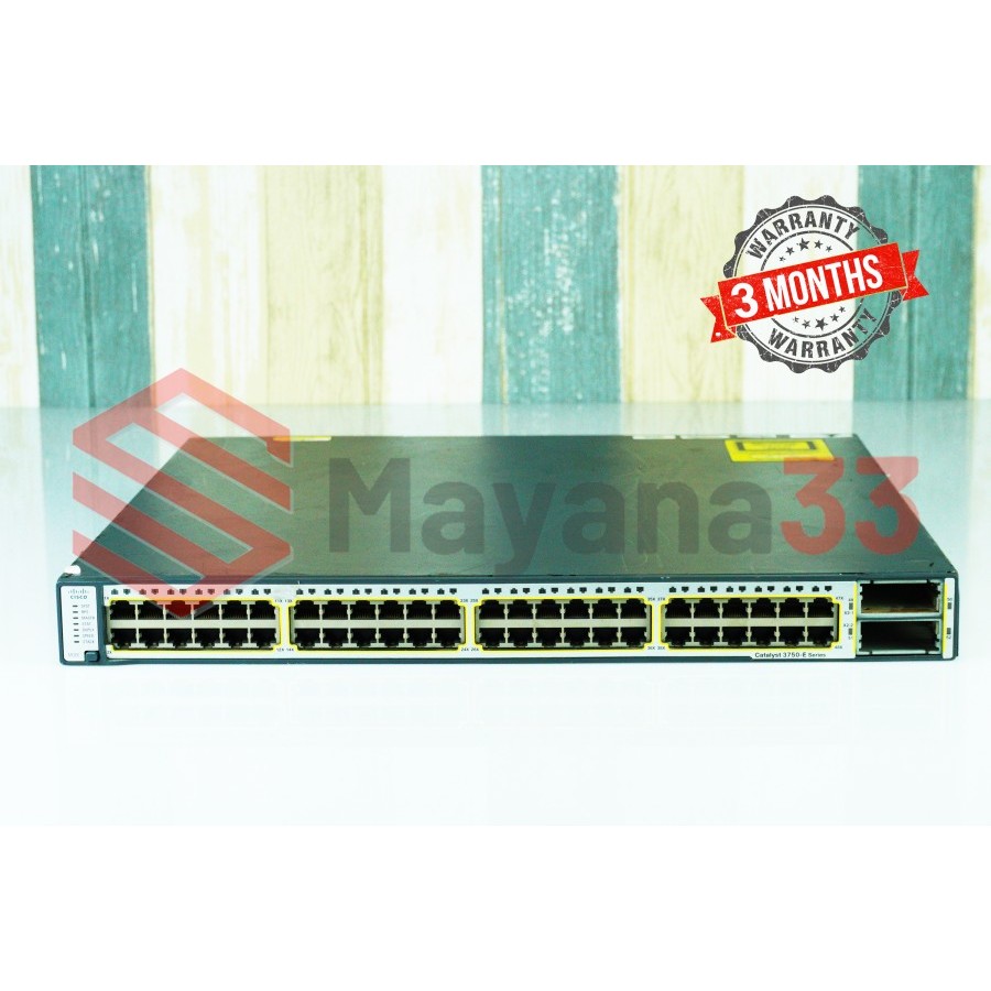 Jual Cisco Catalyst 3750-E Series 48 port Type WS-C3750E-48TD-SD ...