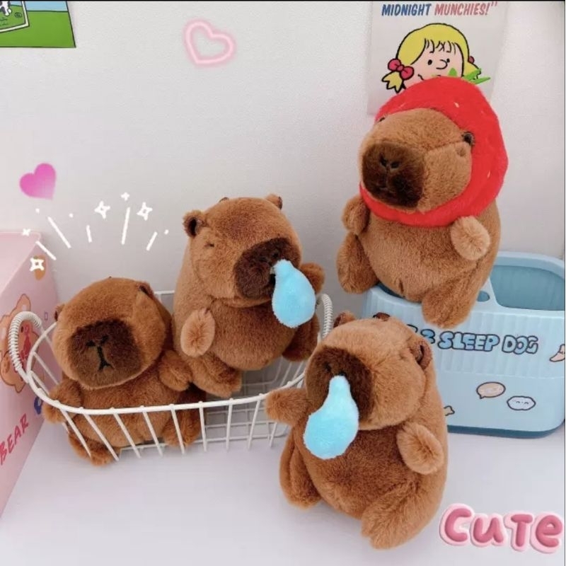 Jual CAPIBARA / KAPIBARA PLUSH CHAIN // KEYCHAIN CAPYBARA LISA ...