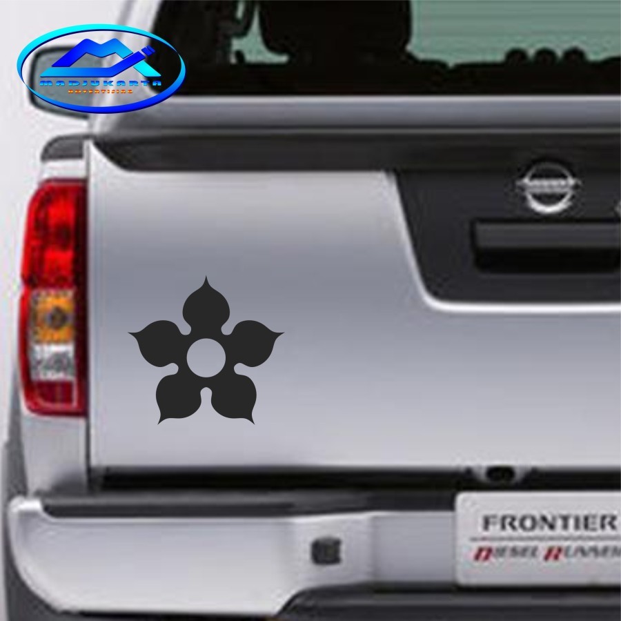 Jual STICKER BUNGA SEPATU SILUET PINTU BAGASI MOBIL CUTTING STIKER ...