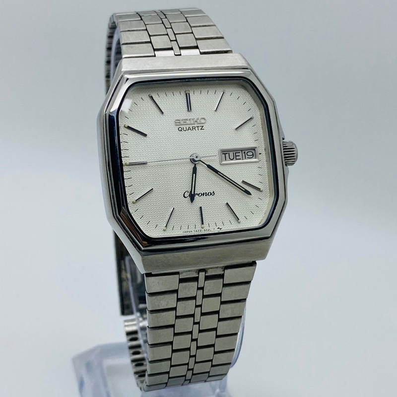 Jual Seiko Chronos 7433-5010 White Dial Japan Domestic Market