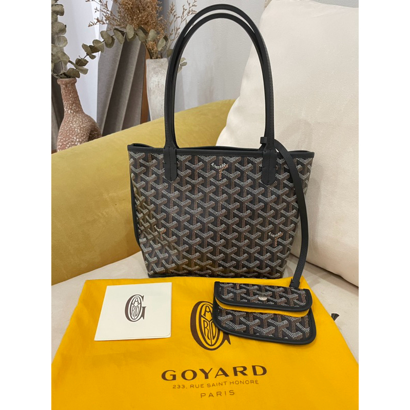 Jual Goyard Mini Anjou Black 2023 Goyard Bag Authentic Shopee Indonesia