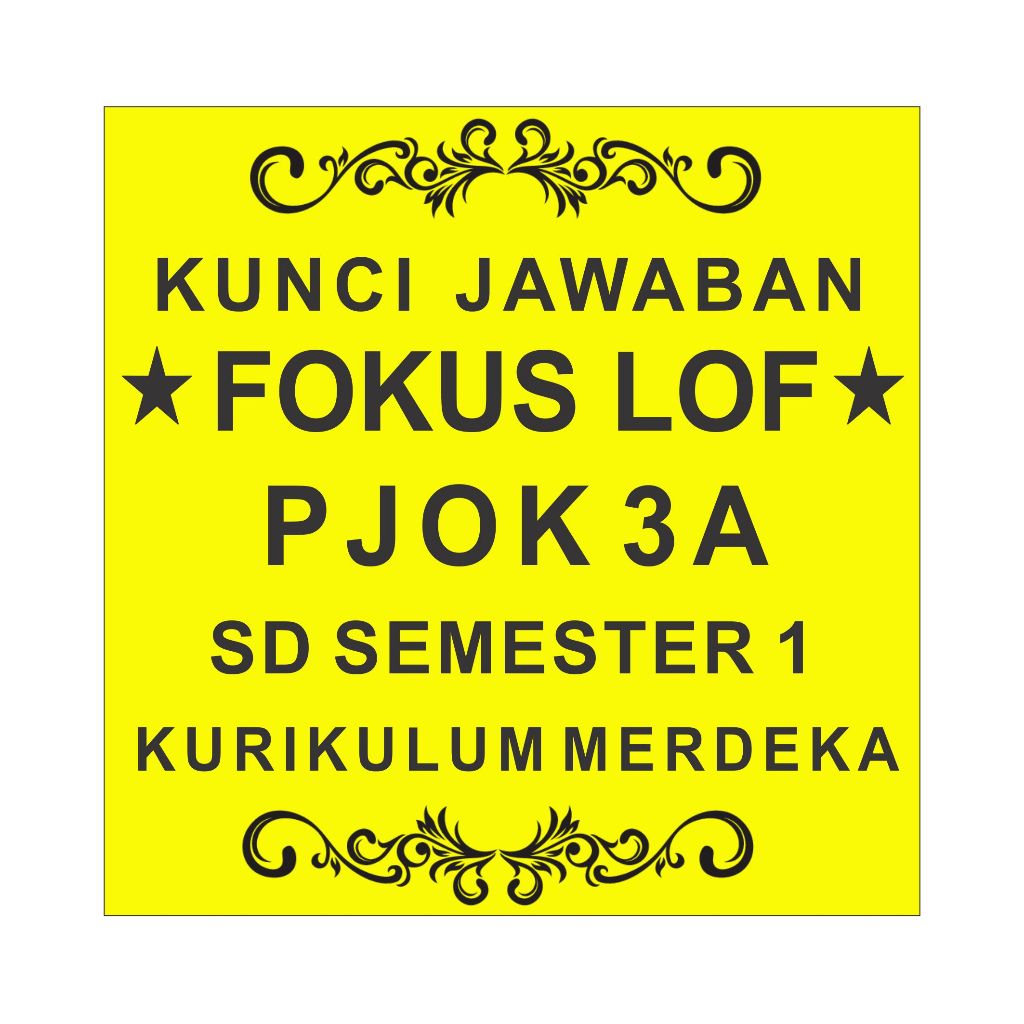 Jual Lejoaiv Modul Lks Fokus Lof Sd Kunci Jawaban Fokus Big