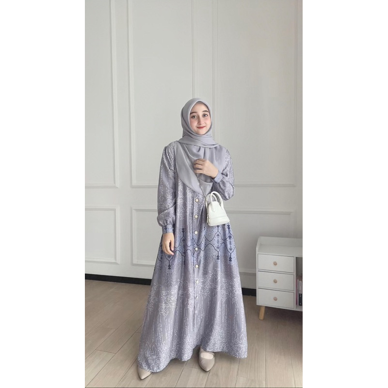 ADIBABYARA - QADIJA DRESS KONDANGAN / BESTSELLER GAMIS LEBARAN 2026 ADA SIZE KOMPLIT