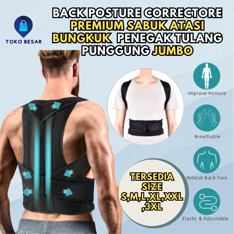 Jual Korset Postur Punggung Untuk Memperbaiki Posture Corset Postur