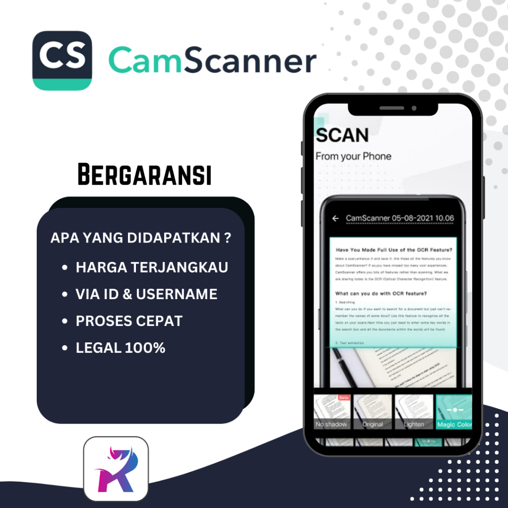 Jual Akun Camscanner Premium Lifetime Selamanya Aplikasi Camscanner