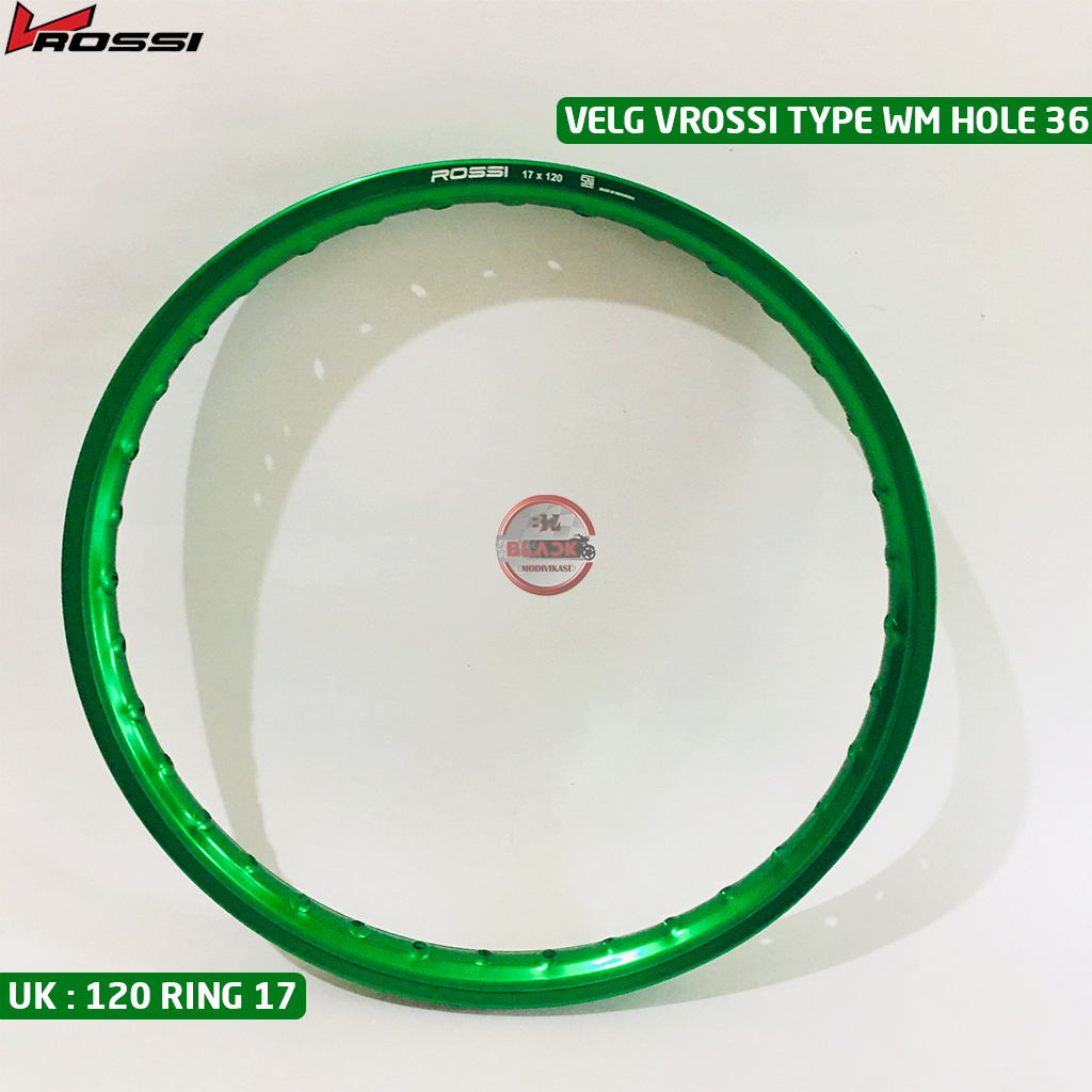 Jual Velg Rossi TYPE WM UK 120 Ring 17 Hole Lubang 36 Warna Forest