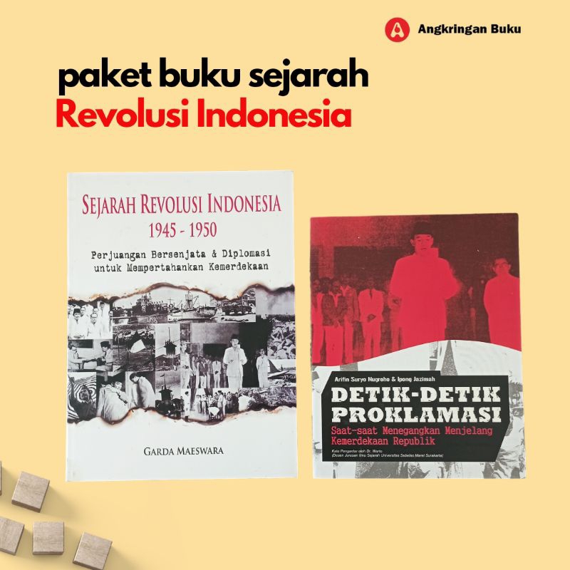 Jual Paket Buku Sejarah Revolusi hingga Proklamasi Indonesia | Shopee ...