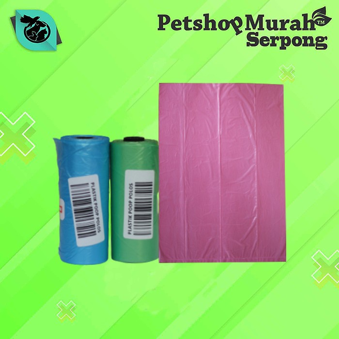 Jual kantong Plastik Pup Poop Anjing Kucing Kotoran Hewan Refill ...