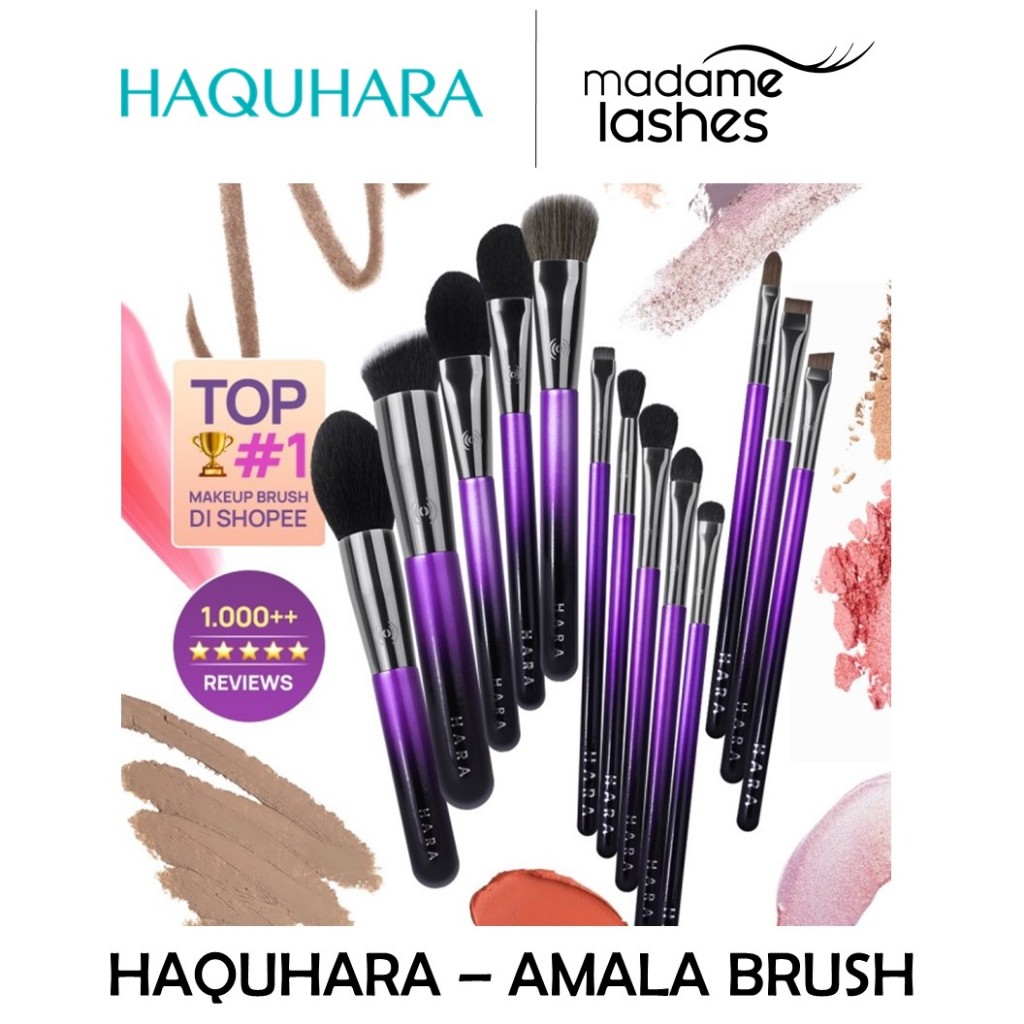 Jual HAQUHARA Amala Brush Kuas Makeup Face Eye Foundation Blush