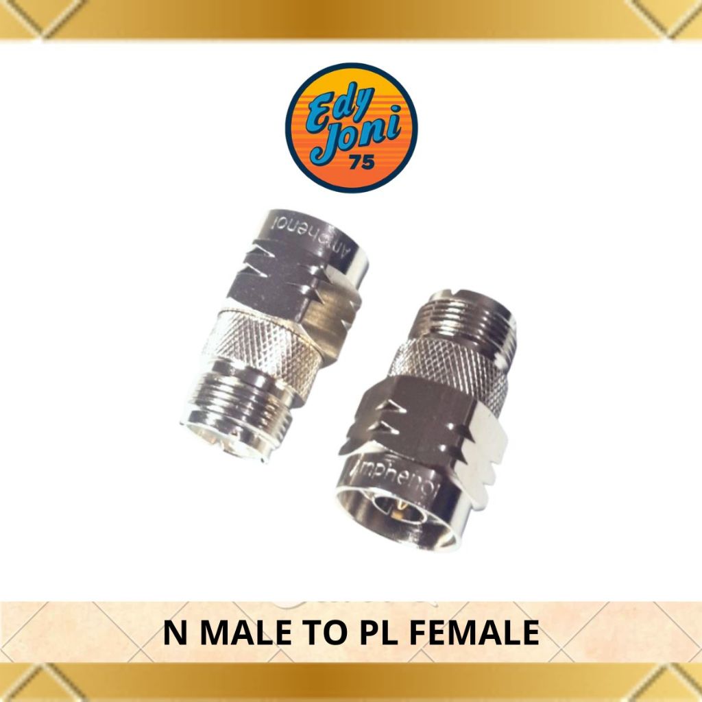 Jual KONEKTOR ADAPTER N MALE TO PL FEMALE AMPHENOL | Shopee Indonesia