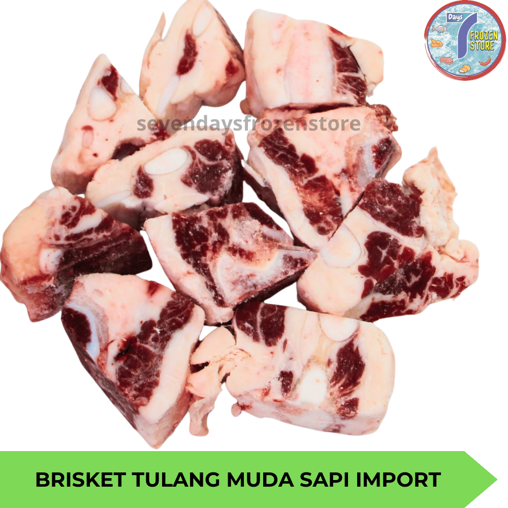 Jual Iga Tulang Muda Brisket Sapi Beku Frozen Import Kemasan 500 Gr