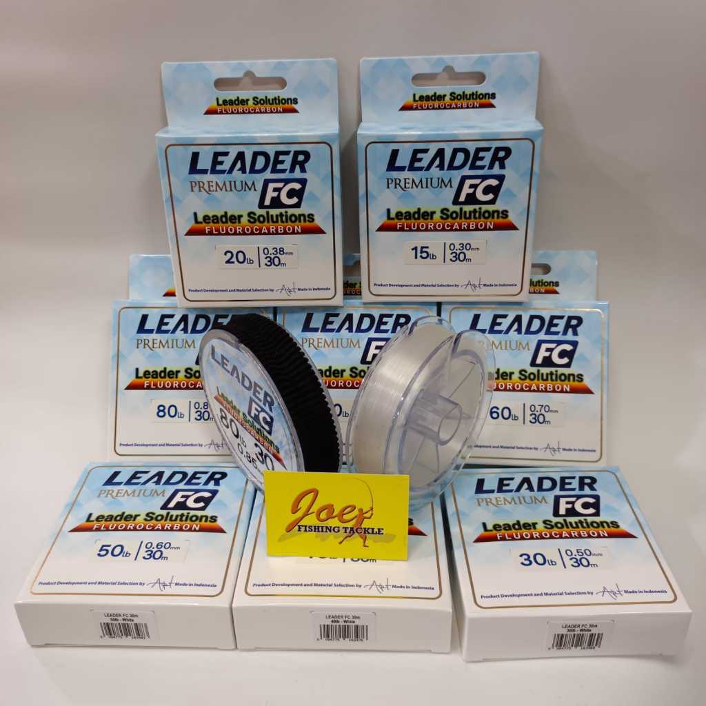 Jual Leader FC Premium Fluorocarbon 100% Florocarbon Shockleader Senar ...