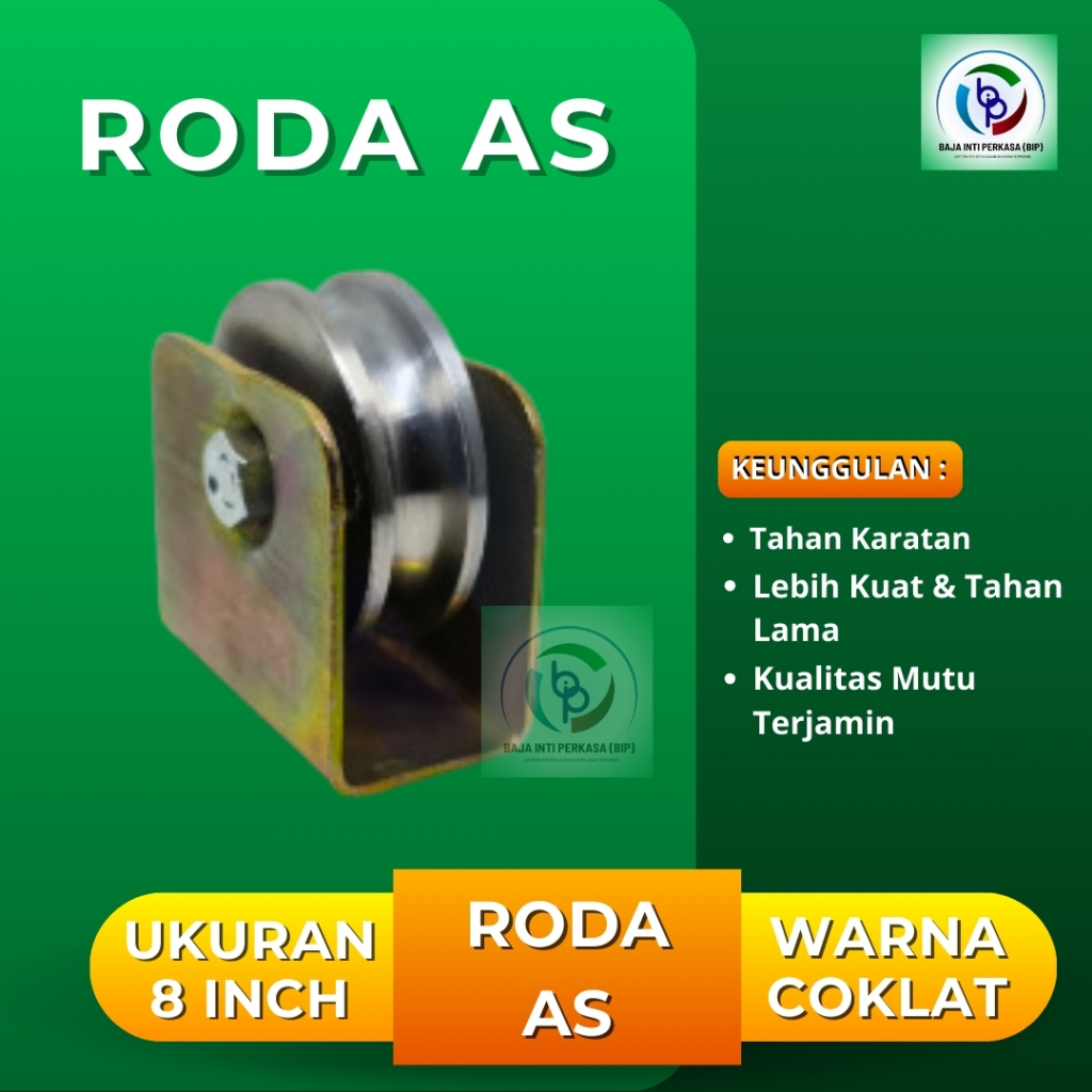 Jual Roda Pagar Besi As 8