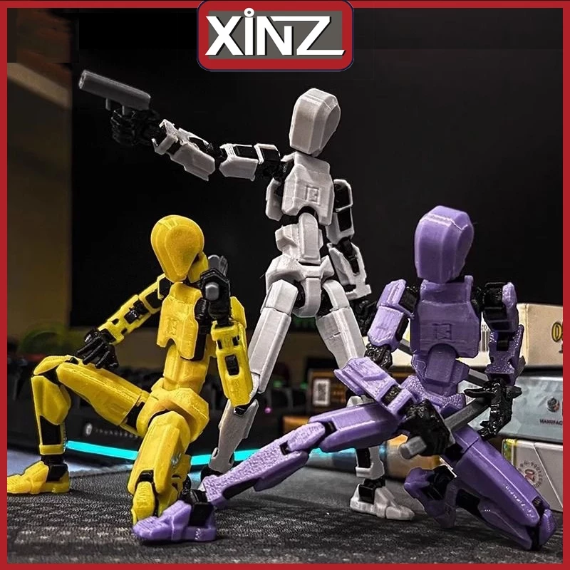 XiNZ Manekin Cetak 3D Action Figure: Mainan Edukatif dengan Kustomisasi Tinggi dan Detail Menakjubkan