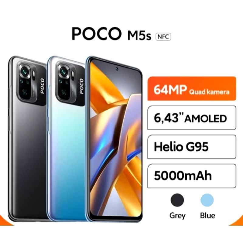 Jual Poco M5s 4/64 6/128 Baru No Repack | Shopee Indonesia