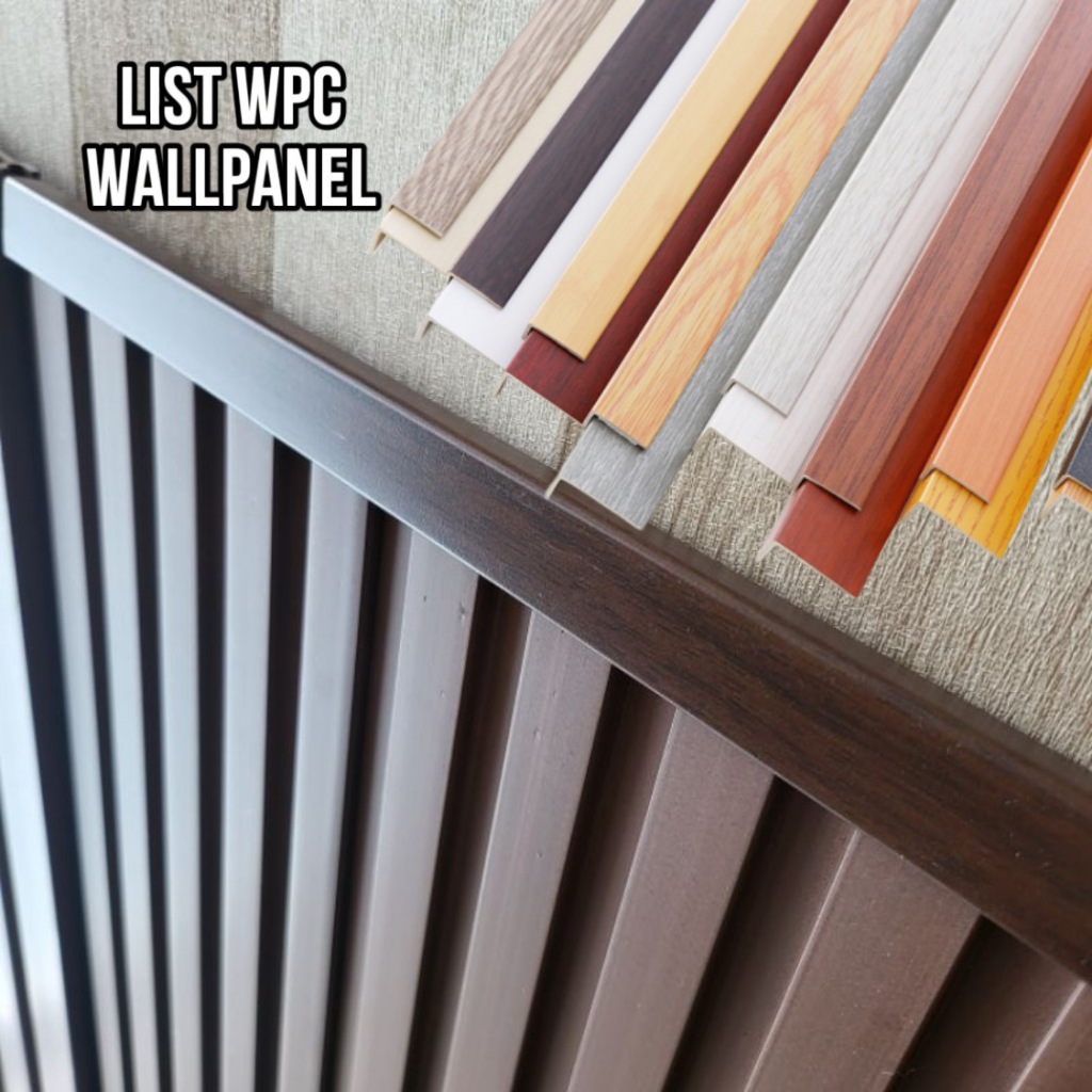 Jual [2.9METER] LIST SUDUT SIKU L WPC WALLPANEL/ LIST PENUTUP WPC PER ...