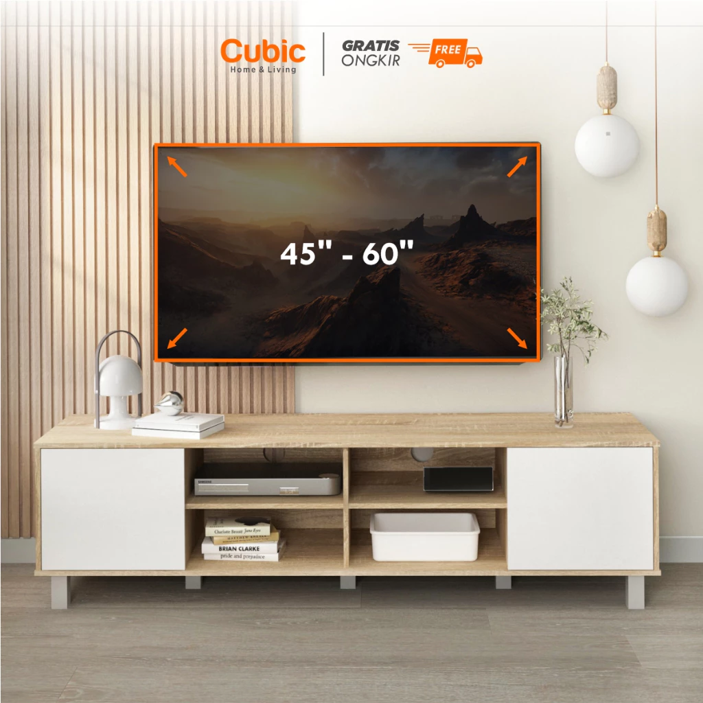 Cubic Rak TV minimalis / Meja TV Minimalis / LIVINA RTV 150 - foto 1