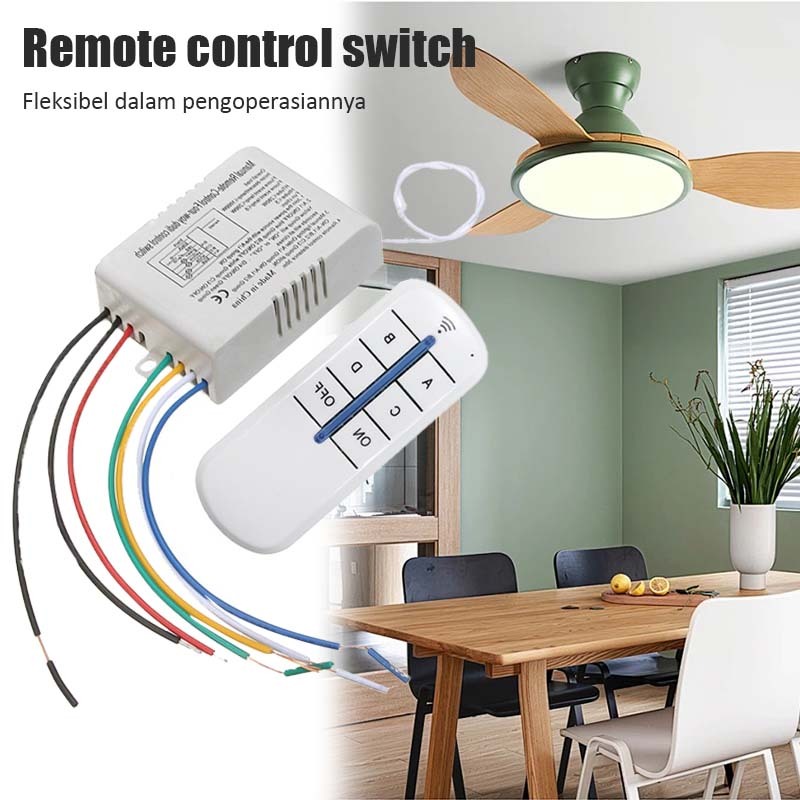 Jual 220v Saklar Lampu Remote 12v On Off Remote Saklar Lampu Universal ...