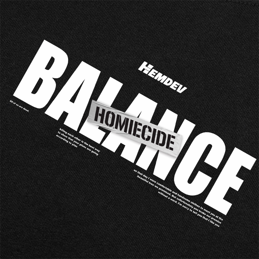 Jual Hemdev Tshirt Homiecide Black Tees Katun | Shopee Indonesia