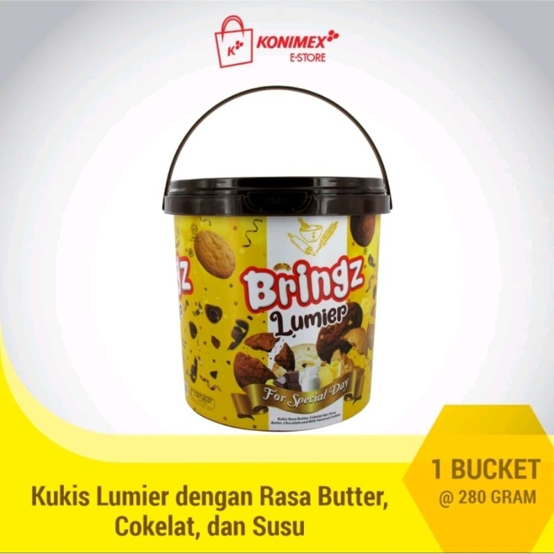 Jual Bringz Lumier Assorted kukis rasa Butter, Coklat dan Susu kemasan ...