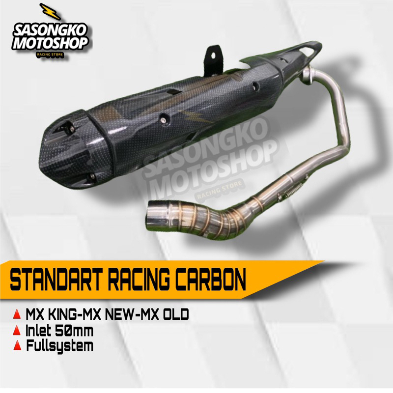 Jual KNALPOT STANDART RACING MX KING MX OLD MX NEW ORIGINAL POLLARIZE ...