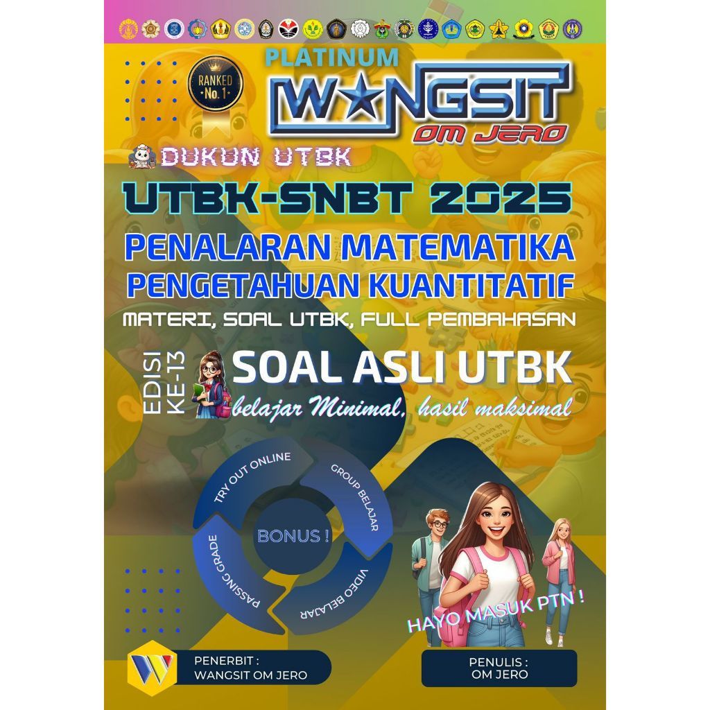 Jual BUKU BEST SELLER - PLATINUM WANGSIT OM JERO - UTBK SNBT 2025 SOAL ...
