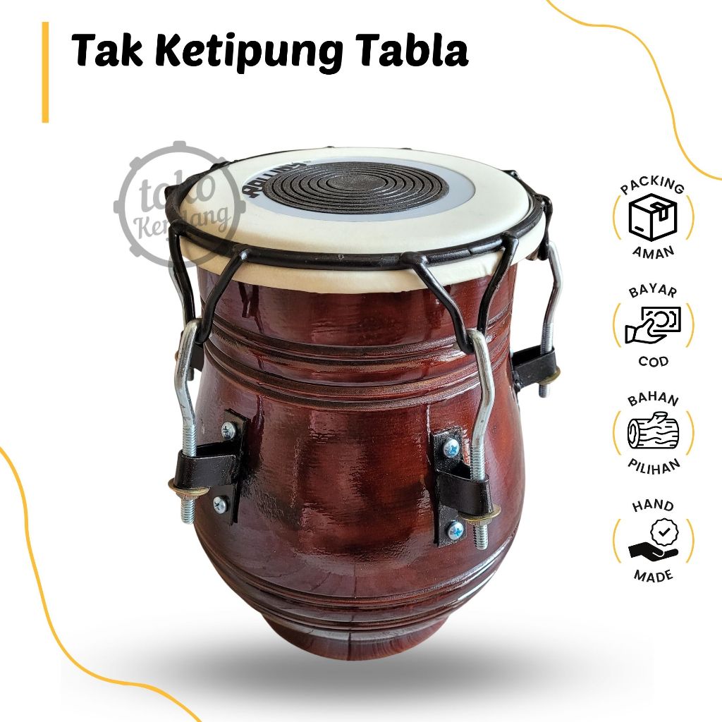 Jual Ketipung Hadroh Tabla Kendang Dangdut Kempul Tak Saja Pakai Mika