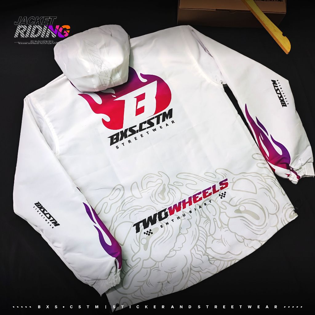 Jual JAKET MOTOR TWOWHEELS V3 FULL PRINTING PARASUT TASLAN JACKET ...