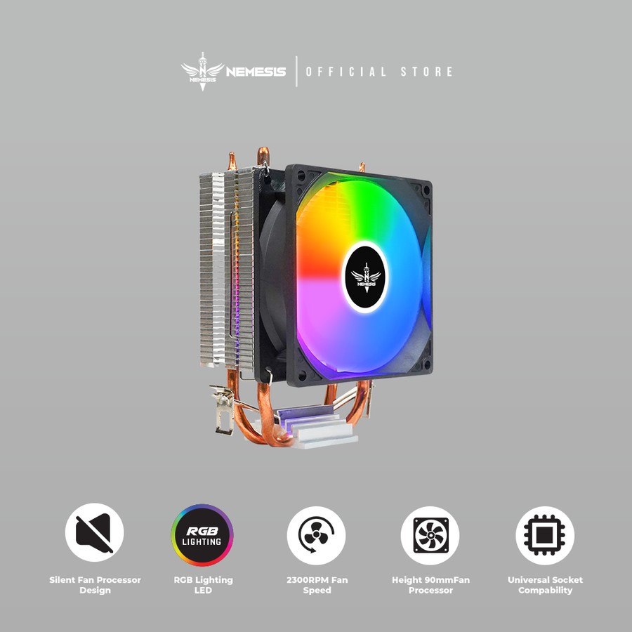 Jual Heatsink NYK CPU Cooler NYK F9 (2 Pipe) WINDRANGER | Shopee Indonesia