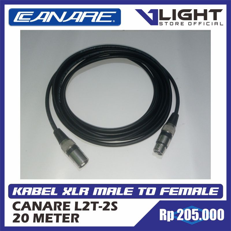 Jual Kabel Mic Stereo Xlr Canare L T S Jack Canon Meter Shopee Indonesia