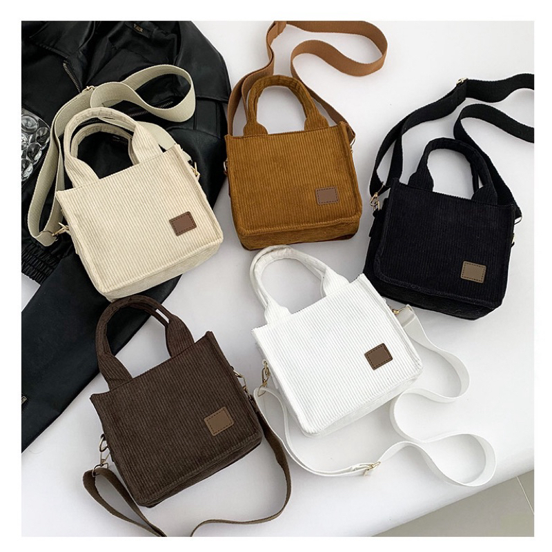 Jual TAS SELEMPANG CORDUROY WANITA/ TAS SELEMPANG CORDUROY/ TAS
